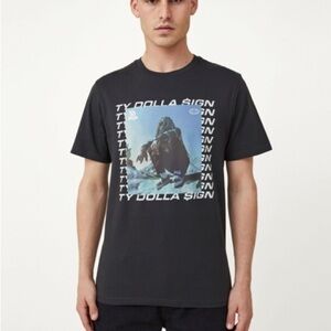 COTTON ON Men's Tbar Collab Music Short Sleeve T-shirt In Black